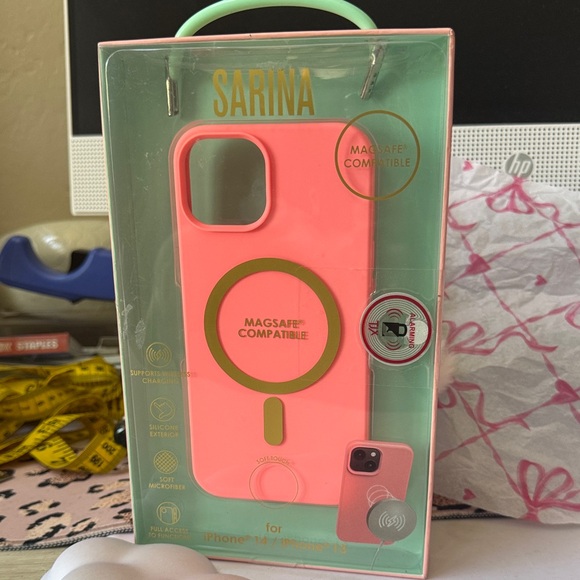 Pink Magsafe Compatible iPhone Case iPhone 13/14 - Picture 1 of 2